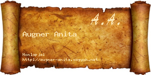 Augner Anita névjegykártya